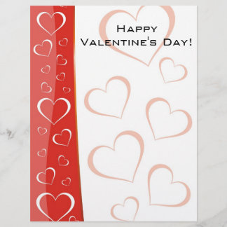 Valentinstag, Glücklicher Valentinstag! Flyer