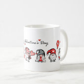Valentinstag-Gnom Kaffeetasse (VorderseiteRechts)