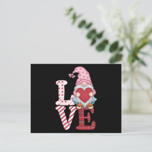 Valentinstag Gnom Liebe Paargeschenke für Sie  Postkarte