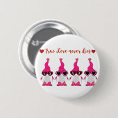 Valentinstag-Gnome Button (Vorne & Hinten)