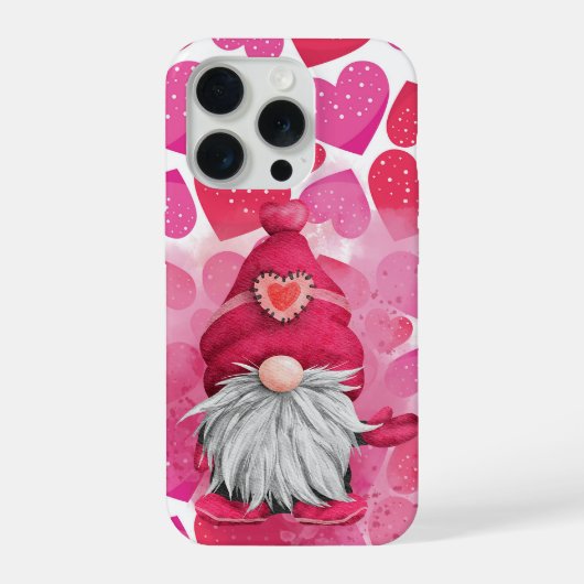Valentinstag Gnome iPhone Hülle (Rückseite)