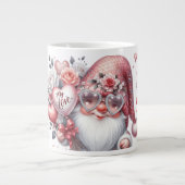 Valentinstag Gnome Jumbo-Tasse (Vorderseite)