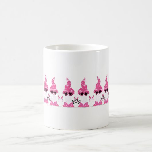 Valentinstag Gnome Kaffeetasse (Mittel)