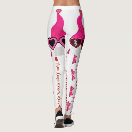 Valentinstag-Gnome Leggings (Rückseite)