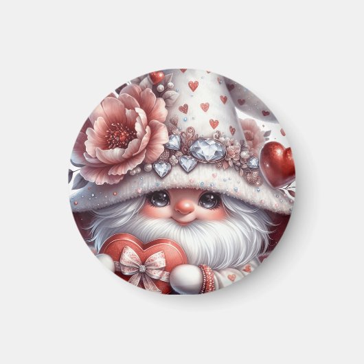 Valentinstag Gnome Magnet (Vorne)