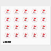 Valentinstag Gnome Umschlag Aufkleber Stickers (Blatt)