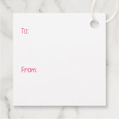 Valentinstag Golden Retriever Hunde Geschenkanhänger (Rückseite)