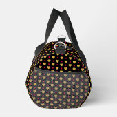 Valentinstag Goldene Herzen Muster-23655 Duffle Bag (Rechts)