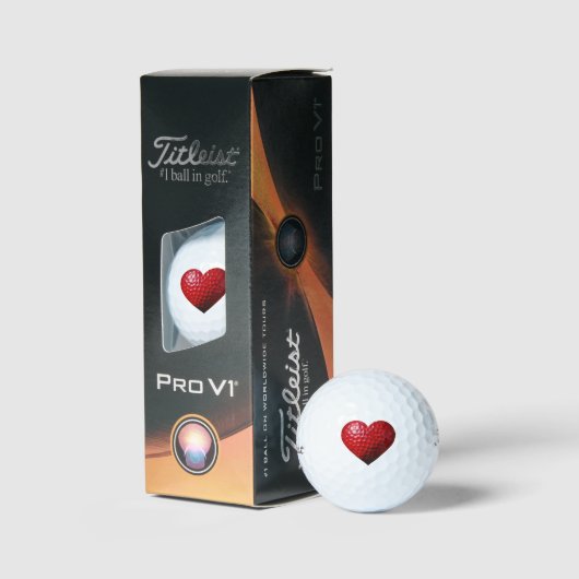 Valentinstag Golf Ball (Verpackung)