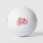 Valentinstag Golf Balls Golfball (Vorderseite)