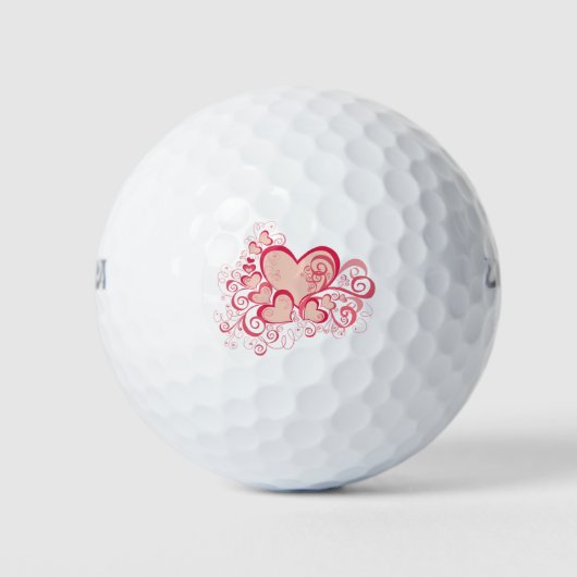 Valentinstag Golf Balls Golfball (Vorderseite)