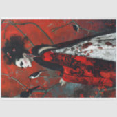 Valentinstag Gothic Fashion Decoupage Seidenpapier (Vorderseite)