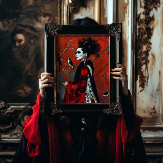 Valentinstag Gothic Fashion Decoupage Seidenpapier