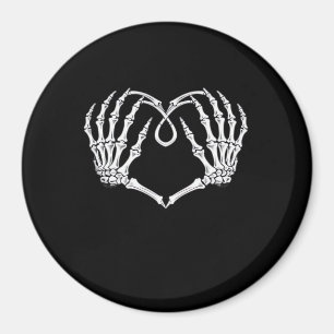 Valentinstag Gothic Heart with Skeleton Hands Va Magnet