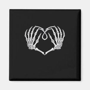 Valentinstag Gothic Heart with Skeleton Hands Va Magnet