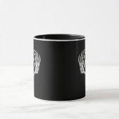 Valentinstag Gothic Heart with Skeleton Hands Va Tasse (Zentrum)