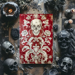 Valentinstag Gothic Skeleton Skull Decoupage Seidenpapier