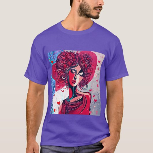 Valentinstag-Göttin T-Shirt (Vorderseite)