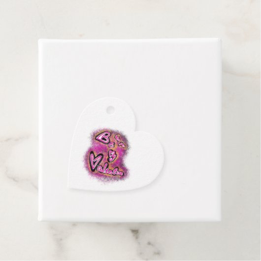 Valentinstag Graffiti Geschenkanhänger (Beispiel)