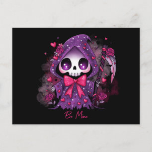 Valentinstag-Grim Reaper Feiertagspostkarte