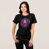 Valentinstag-Grim Reaper Tri-Blend Shirt (Vorderseite voll)