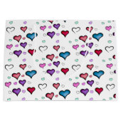 Valentinstag Große Geschenktüte (Vorderseite)