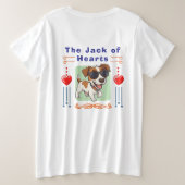 Valentinstag Große Größe T-Shirt (Design Rückseite)