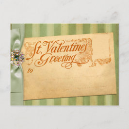 Valentinstag Gruß Antike Vintag Feiertagspostkarte