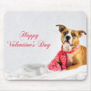 Valentinstag Gruß für Hund Lover Mousepad