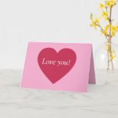 Valentinstag Gruß Karte (Gelbe Blume)