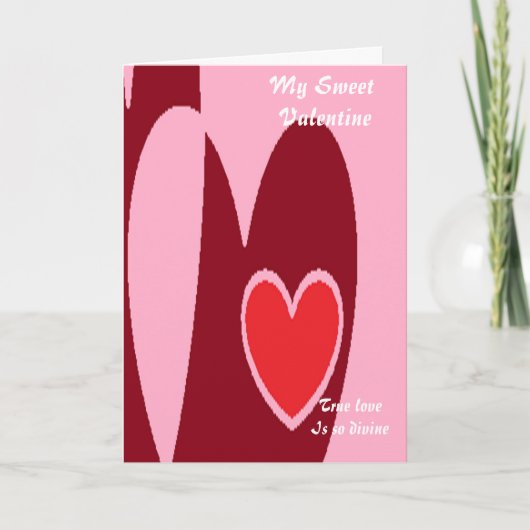 Valentinstag Grüße Karten - jemand Besonderes (Vorderseite)