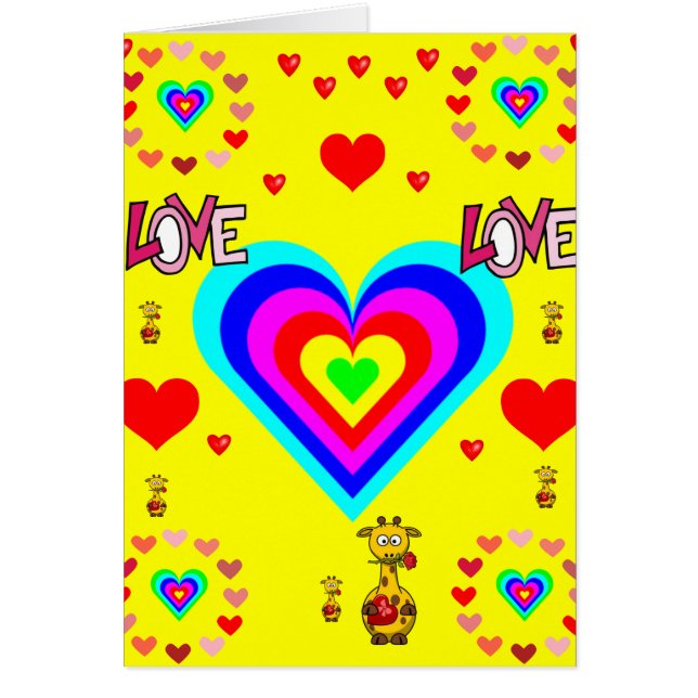 Valentinstag Grußkarte (Vorne)