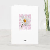 Valentinstag Grußkarte Daisy Feiertagskarte (Rückseite)