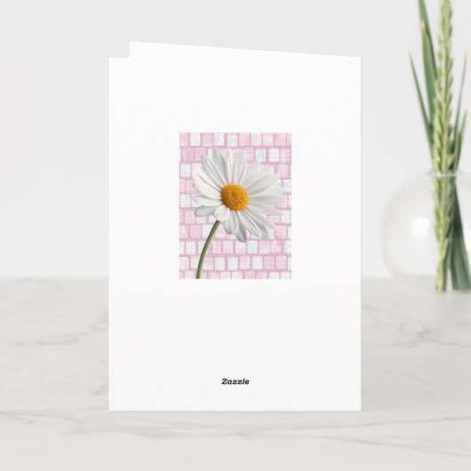 Valentinstag Grußkarte Daisy Feiertagskarte (Rückseite)