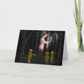 Valentinstag-Grußkarte Dankeskarte (Vorderseite)