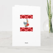 Valentinstag Grußkarte Ente Vintag Feiertagskarte (Rückseite)