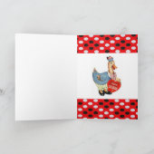 Valentinstag Grußkarte Ente Vintag Feiertagskarte (Innenseite)