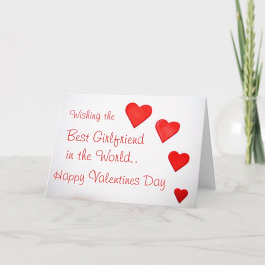 Valentinstag Grußkarte Feiertagskarte (Vorderseite)