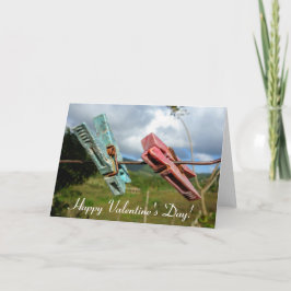 Valentinstag Grußkarte Feiertagskarte