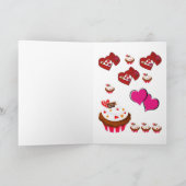 Valentinstag Grußkarte Feiertagskarte (Innenseite)