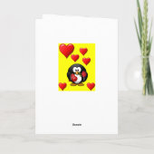 Valentinstag Grußkarte Feiertagskarte (Rückseite)