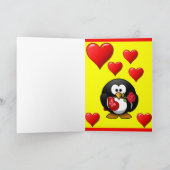 Valentinstag Grußkarte Feiertagskarte (Innenseite)