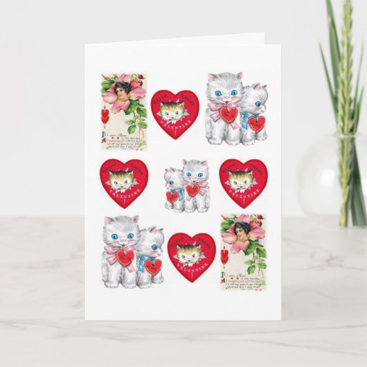 Valentinstag Grußkarte Feiertagskarte (Vorderseite)