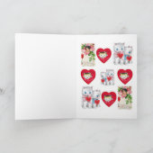 Valentinstag Grußkarte Feiertagskarte (Innenseite)