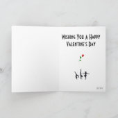Valentinstag Grußkarte Feiertagskarte (Innenseite)