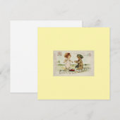 Valentinstag Grußkarte Feiertagskarte (Vorne/Hinten)