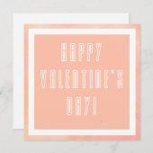 Valentinstag Grußkarte Feiertagskarte (Vorne/Hinten)