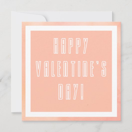 Valentinstag Grußkarte Feiertagskarte (Vorderseite)