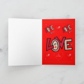 Valentinstag Grußkarte Feiertagskarte (Innenseite)