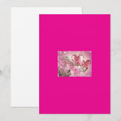 Valentinstag Grußkarte Feiertagskarte (Vorne/Hinten)